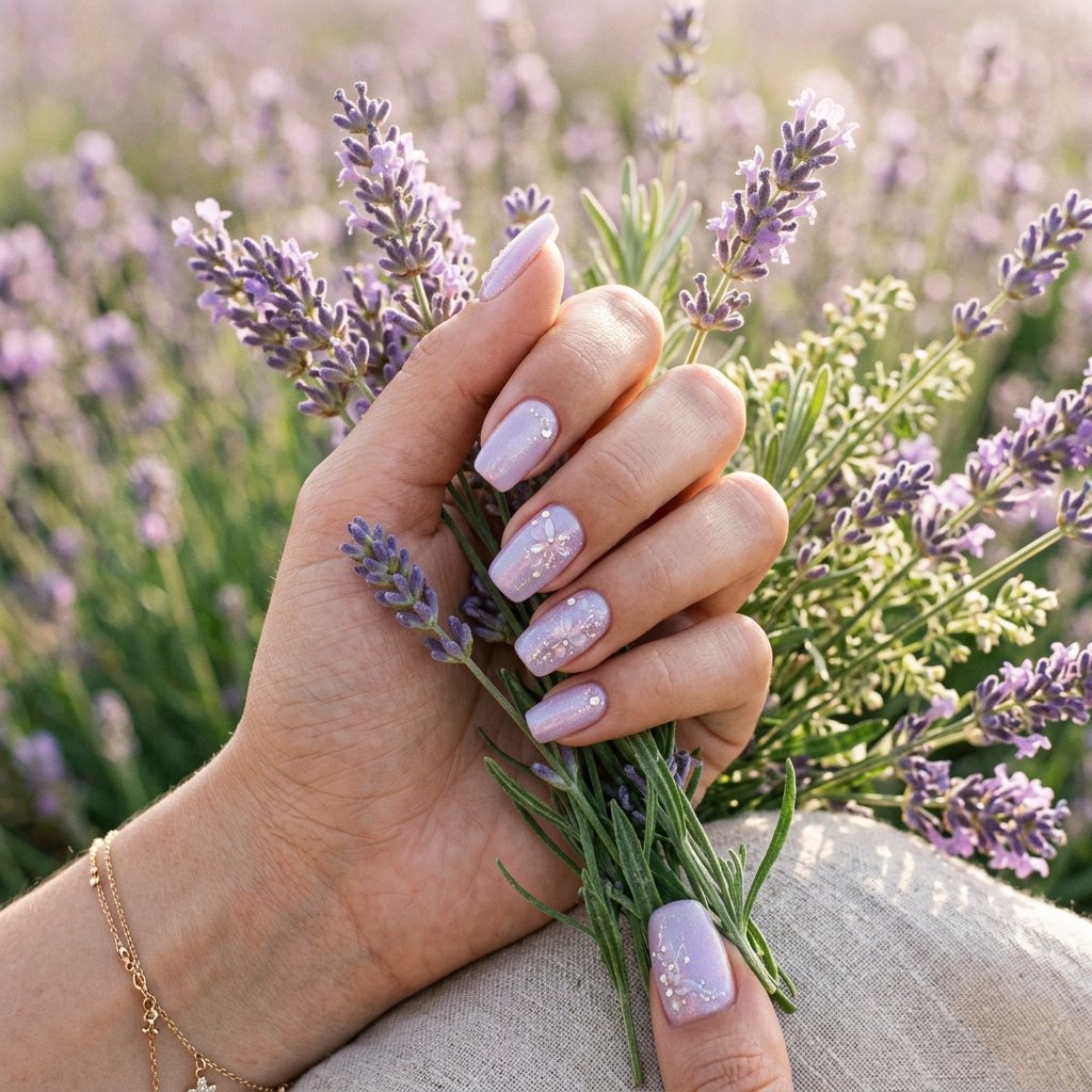 Lavender Fairy Nails