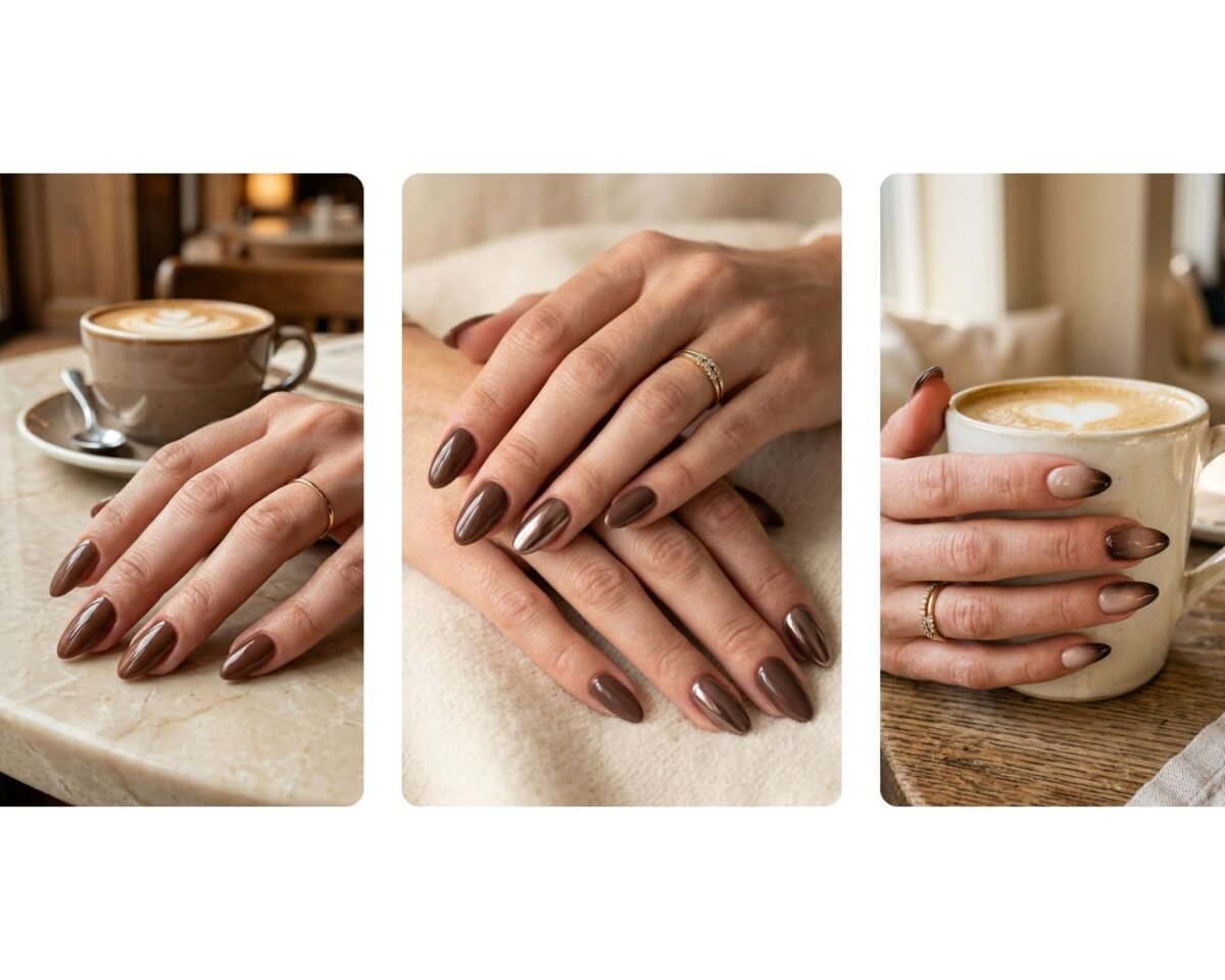 Mocha Mousse Nails: 13 Chic Brown Designs