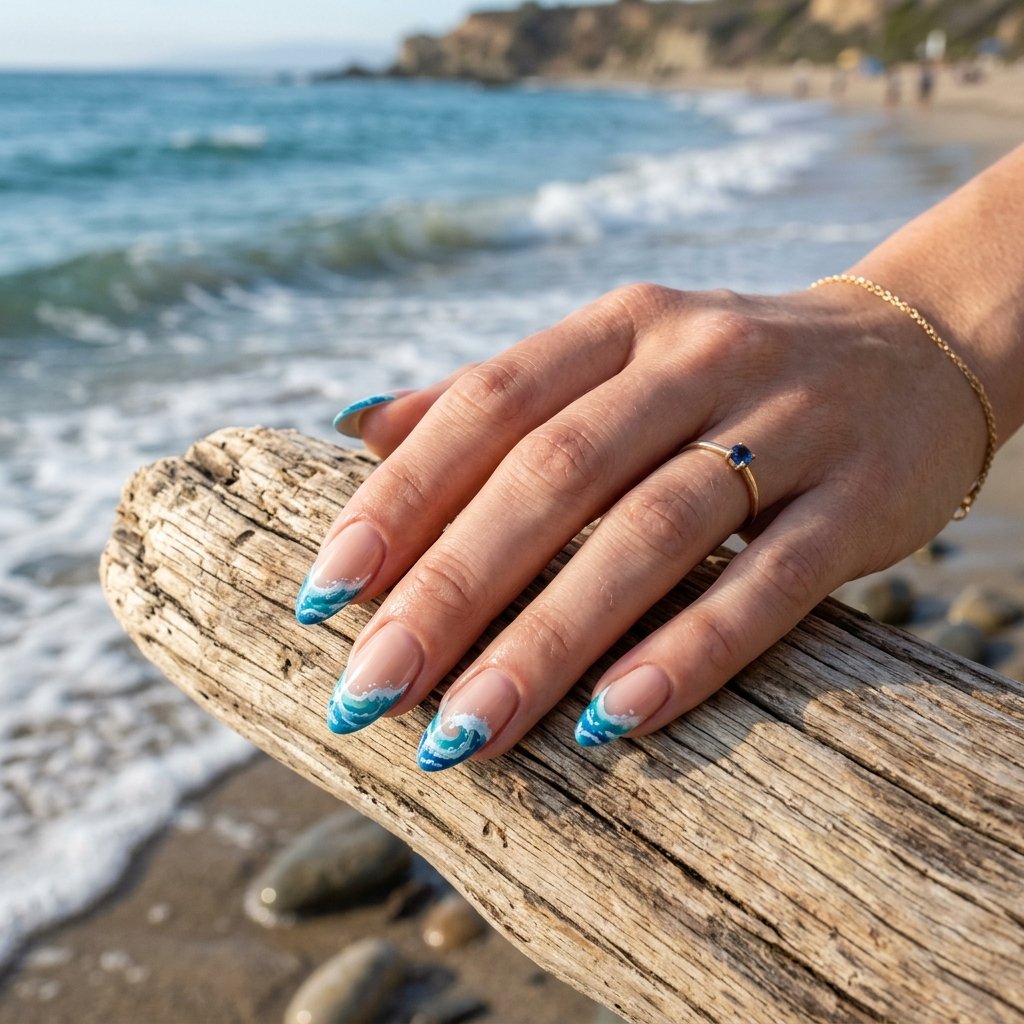 beach nail designs