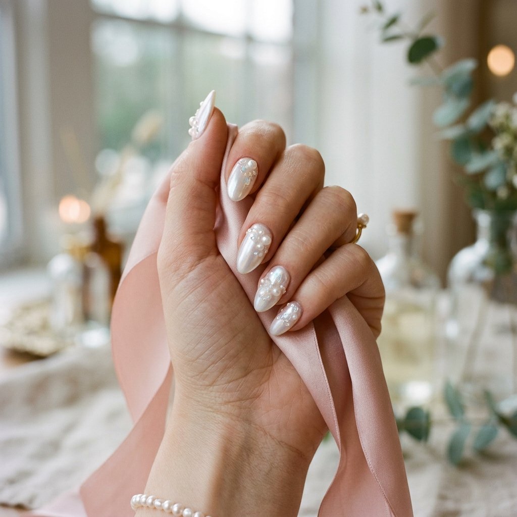 Pearl Fairy Nails
