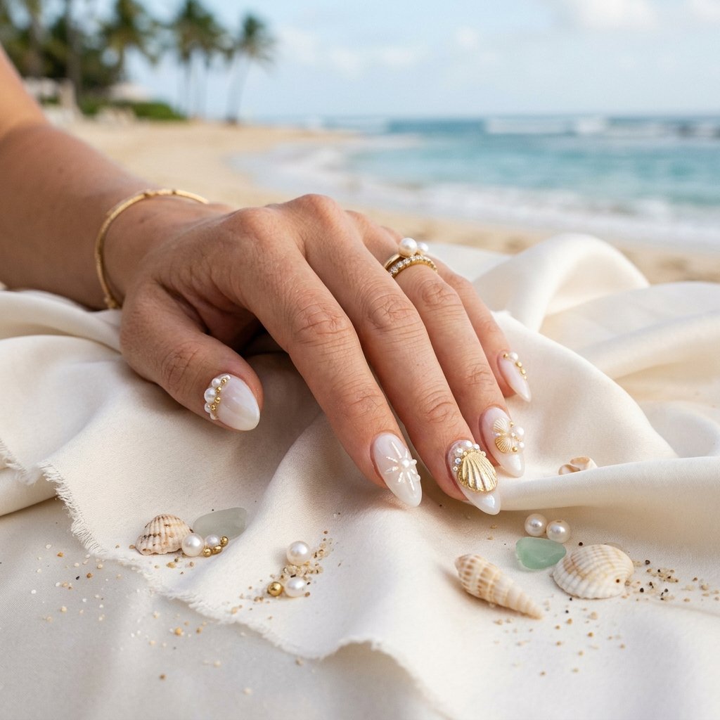 beach nail designs