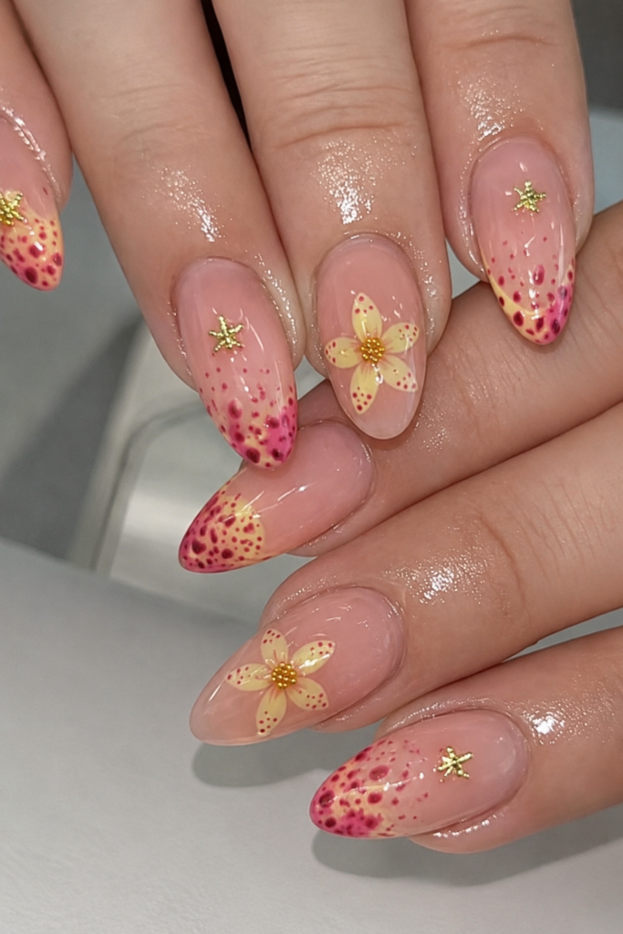 tropical nail designs