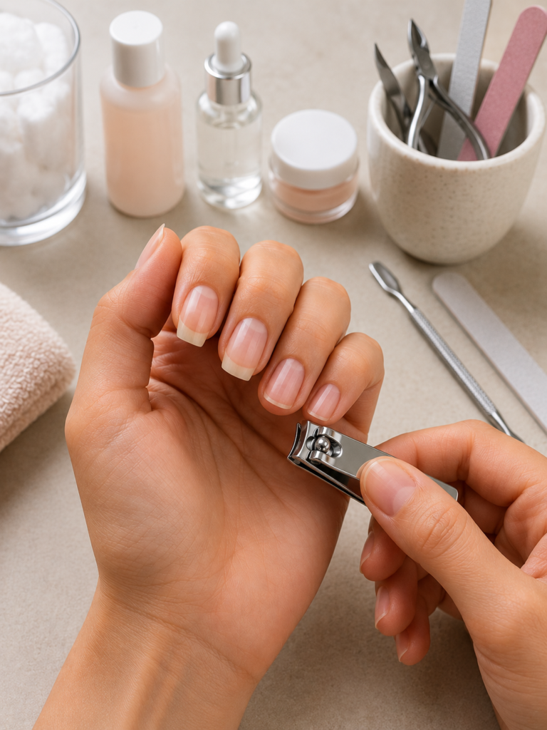 how to do a professional manicure at home