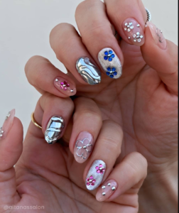 Kylie Jenner’s Crystal Flower Nails: Viral Summer Trend