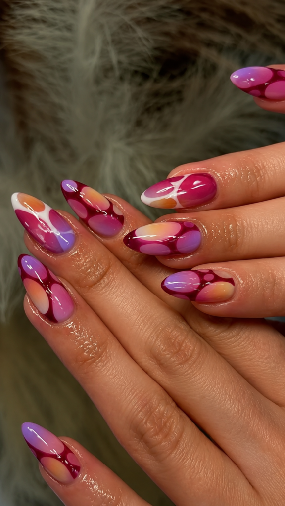 blooming gel nails