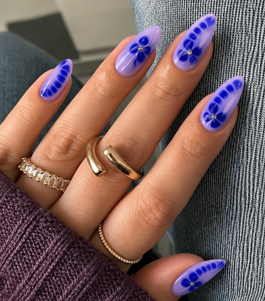 blooming gel nails