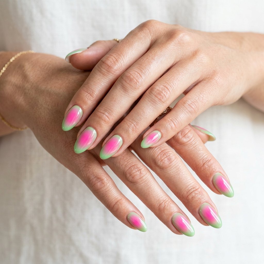 Watermelon Nails