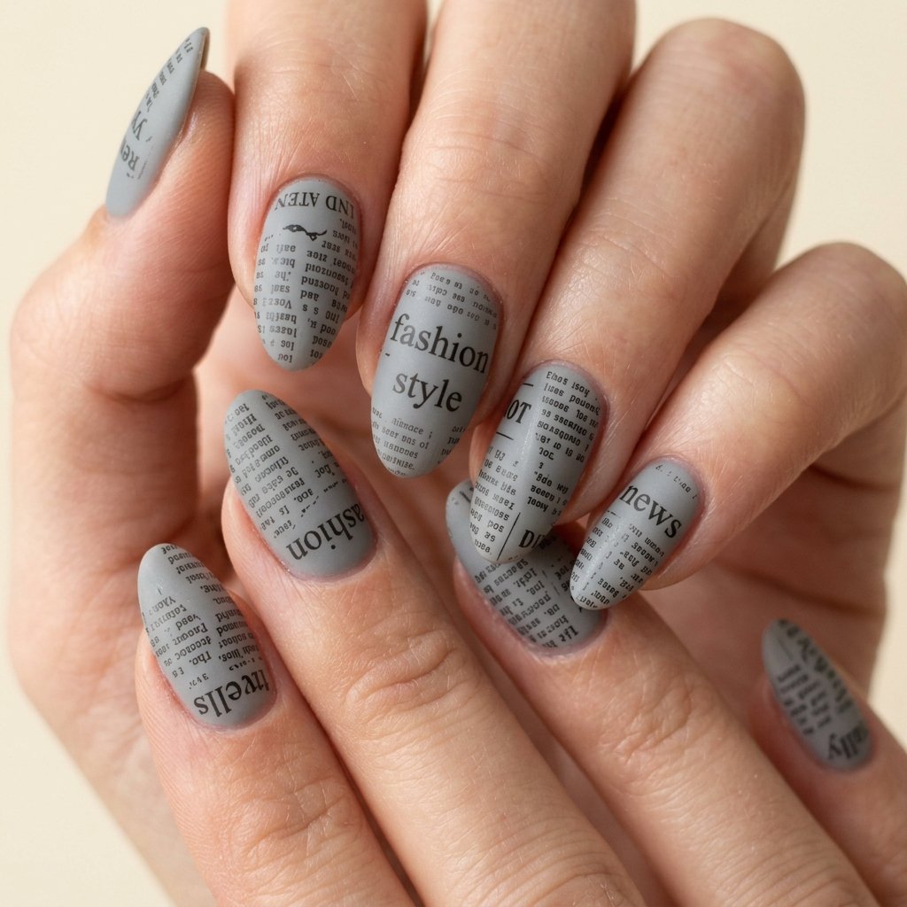 Newspaper Nails