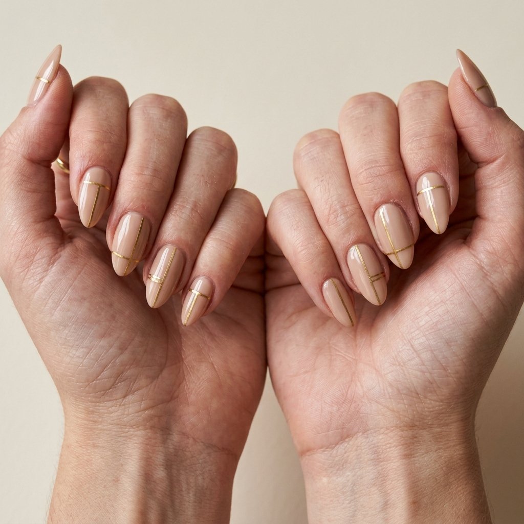 striped nails