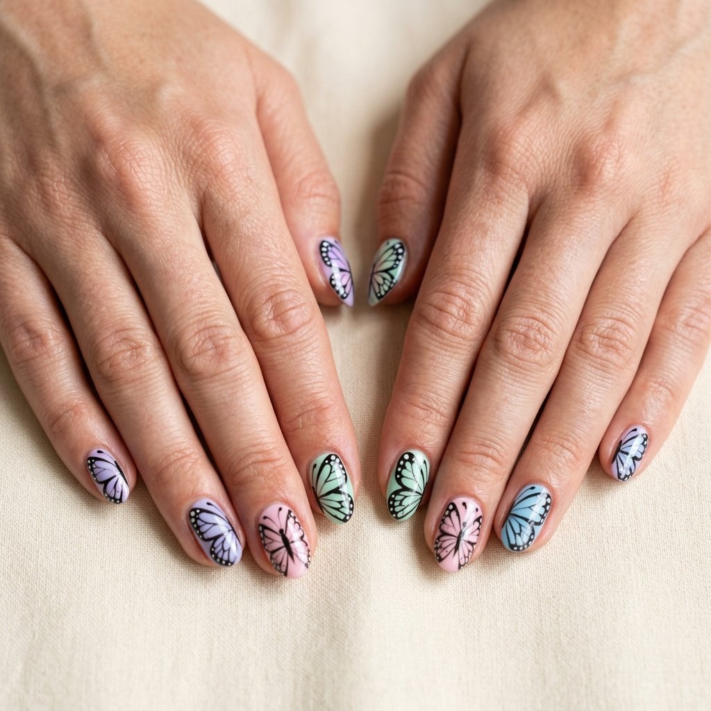 Butterfly Nail Designs