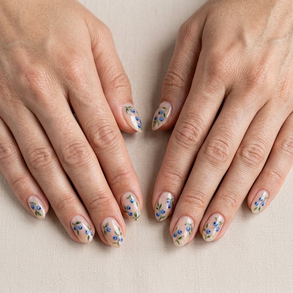 blueberry nails