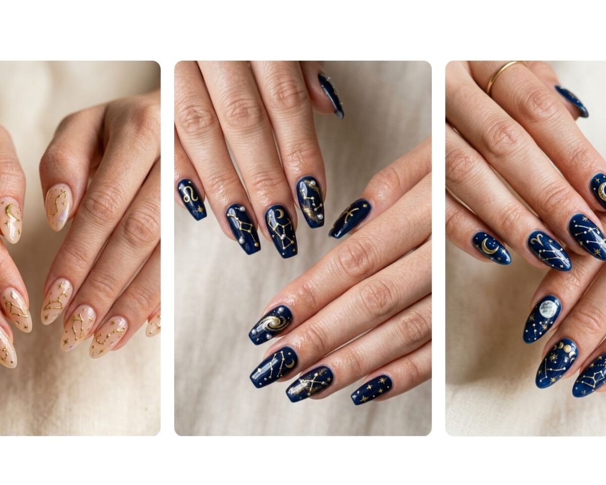 Zodiac Nails: 15 Celestial Manicures Written in the Stars
