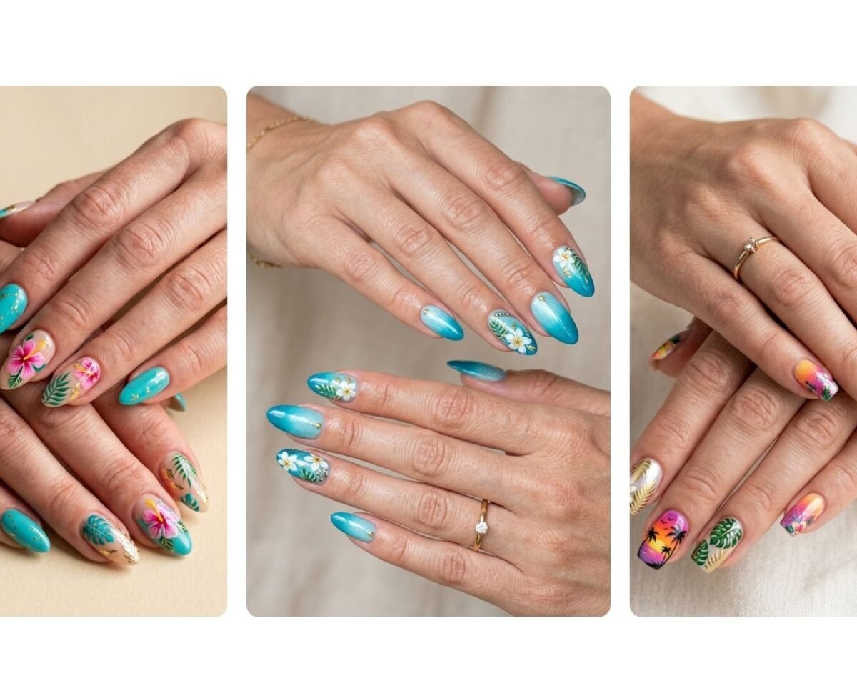 Bali Nails for a Tropical Paradise Look
