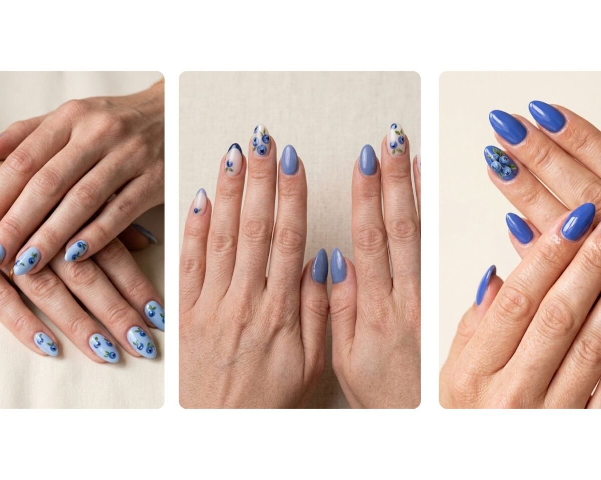 Blueberry Nails You’ll Want to Wear All Season