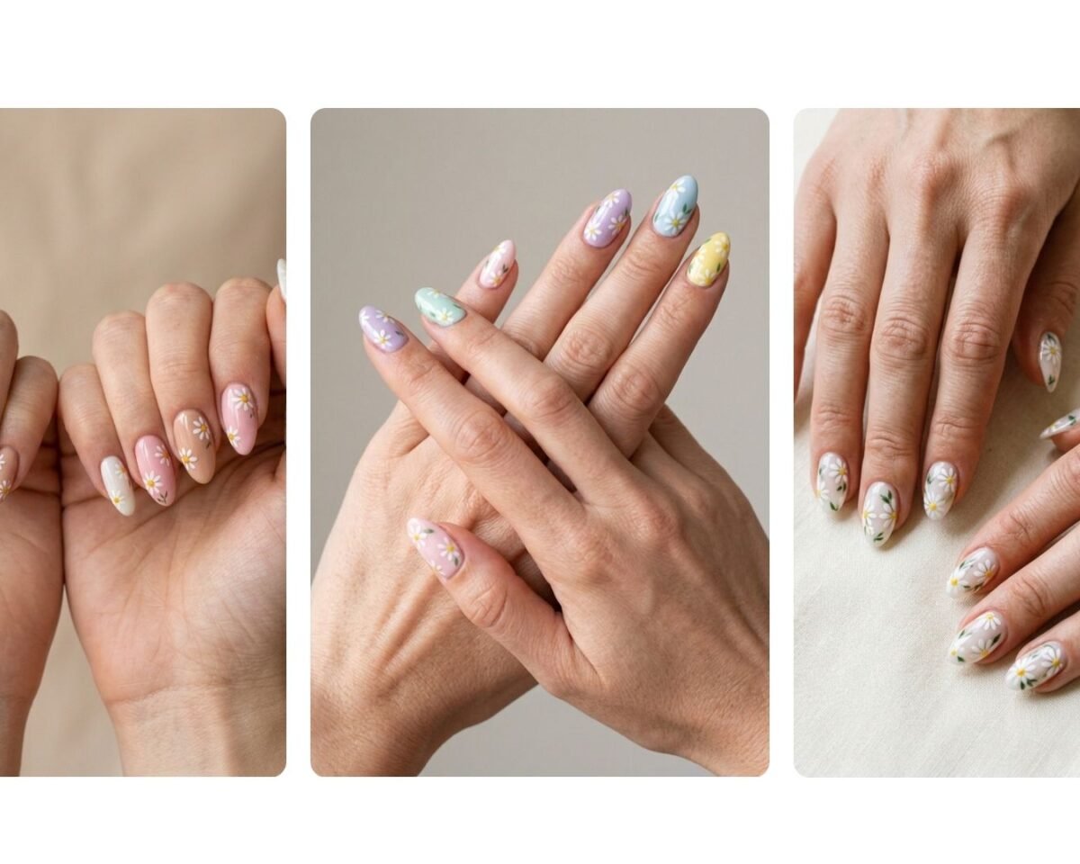 Daisy Nail Design for the Prettiest Floral Mani