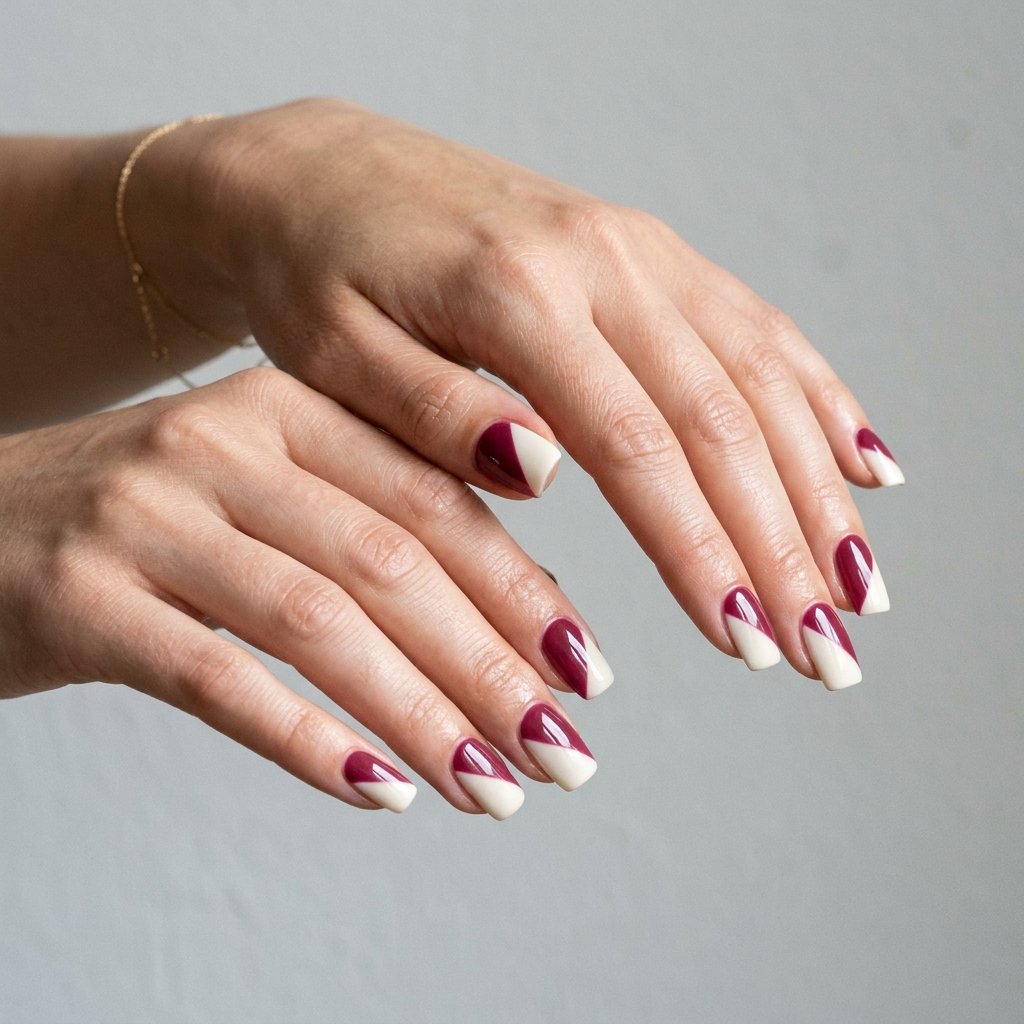 two tone nails