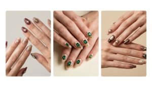 Brooch Nails: Elegant Jewelry-Inspired Nail Ideas