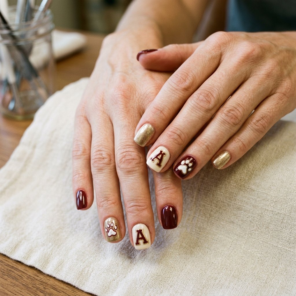 game day nails