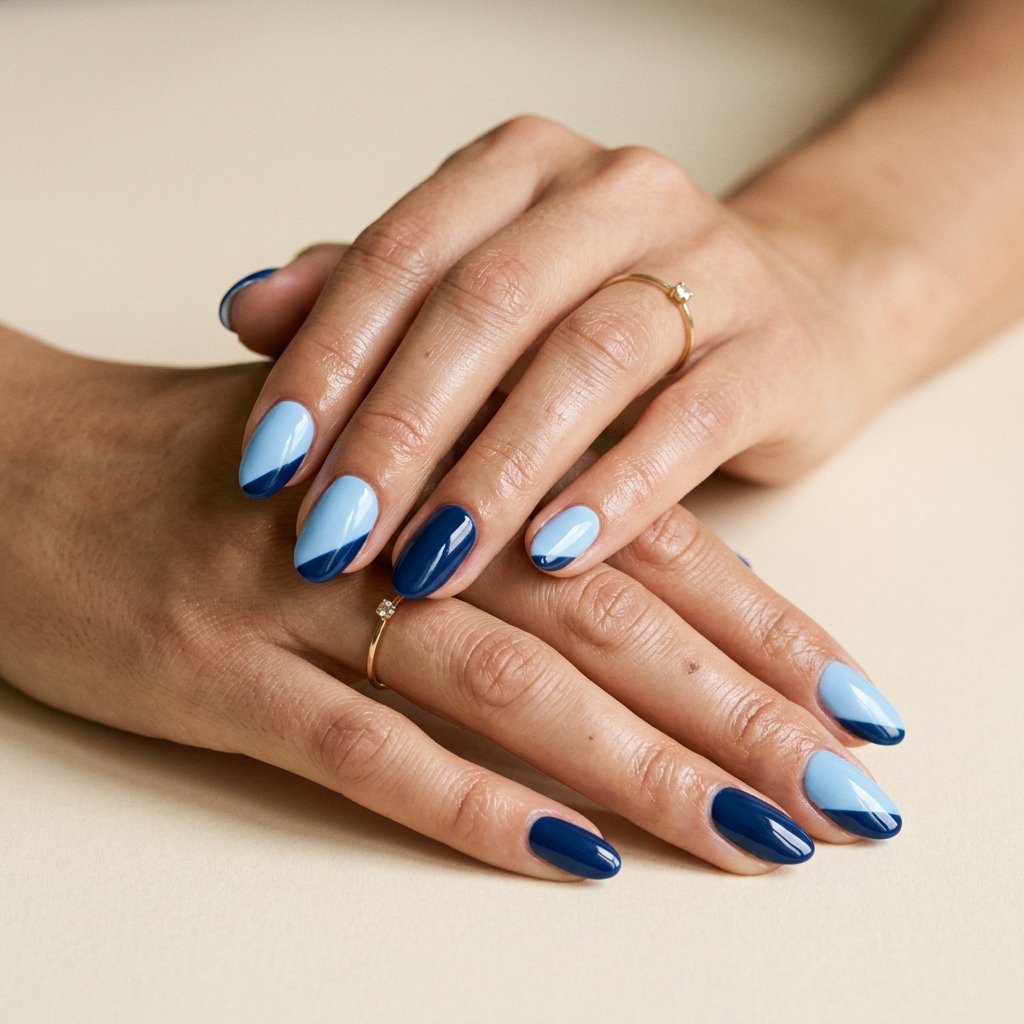 two tone nails