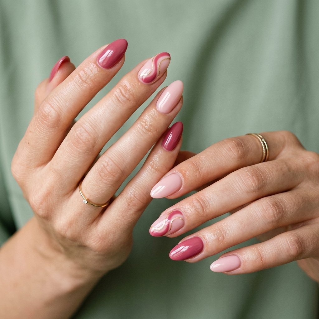 two tone nails