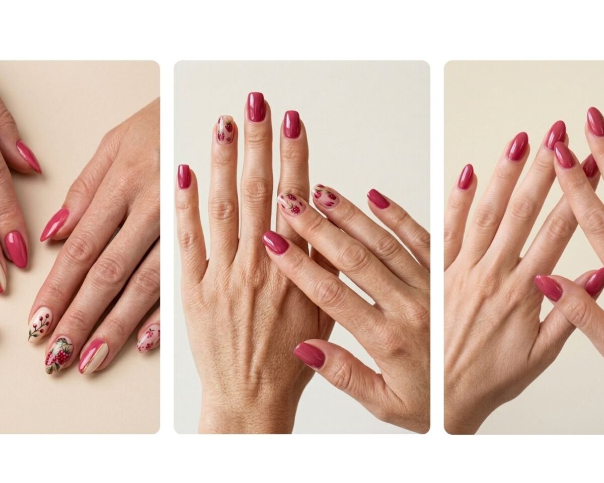 Raspberry Nails: Fresh Berry-Inspired Ideas