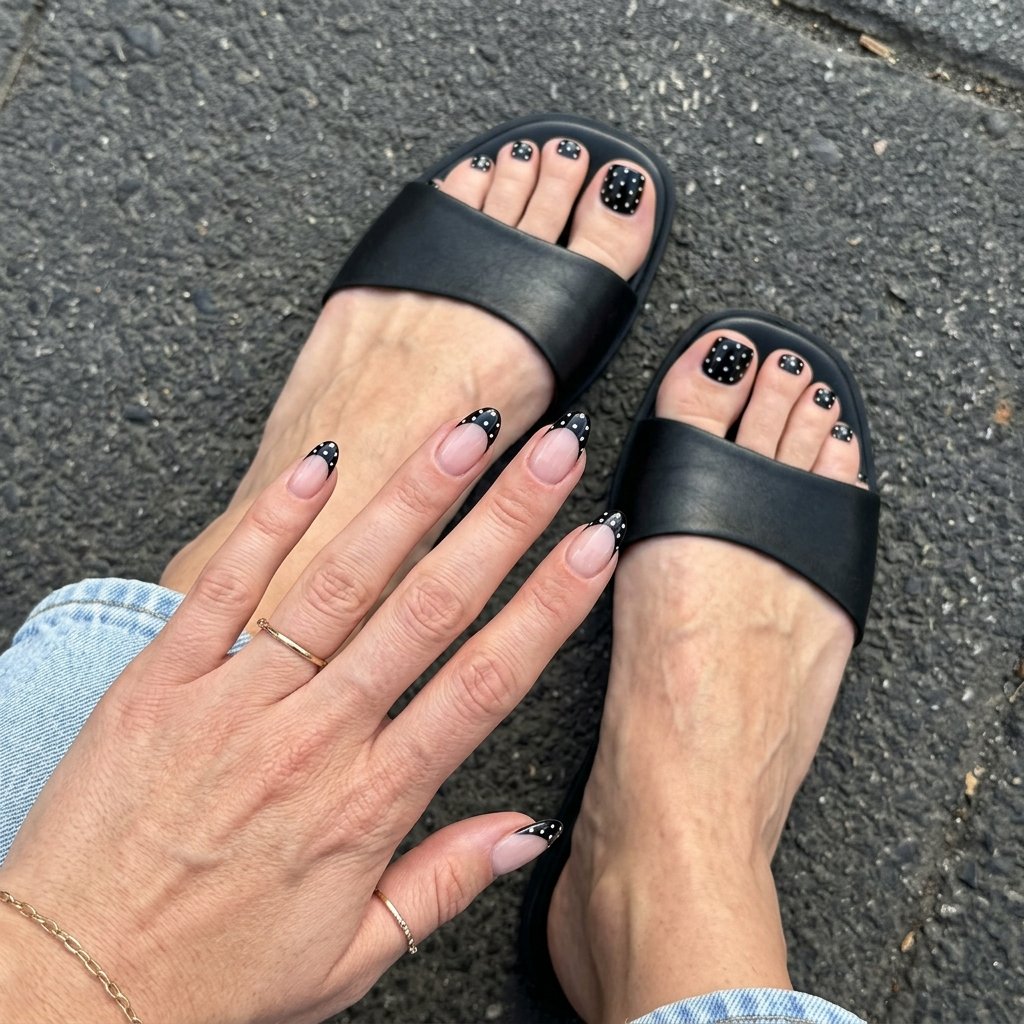 Matching Mani Pedi