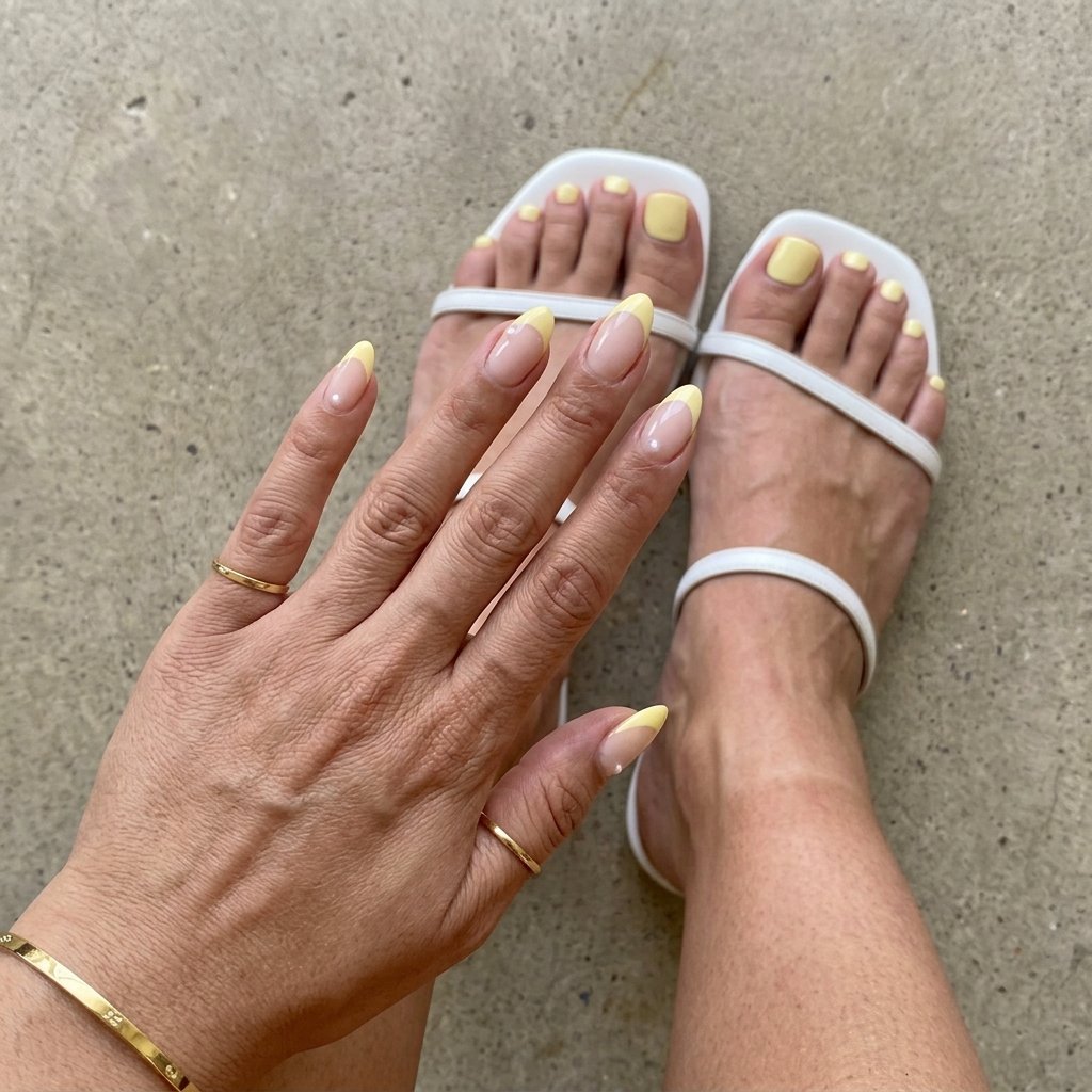 Matching Mani Pedi