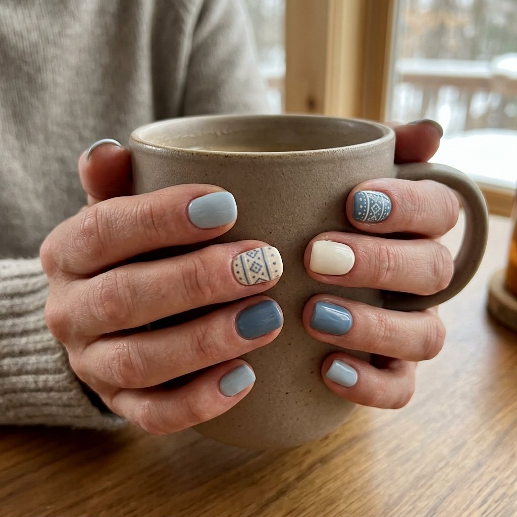 korean winter nails