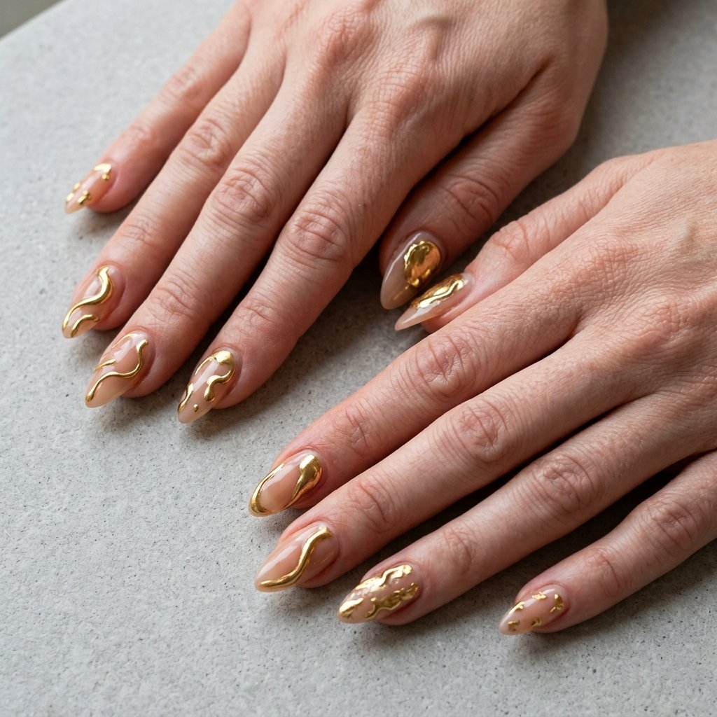 gilded nails
