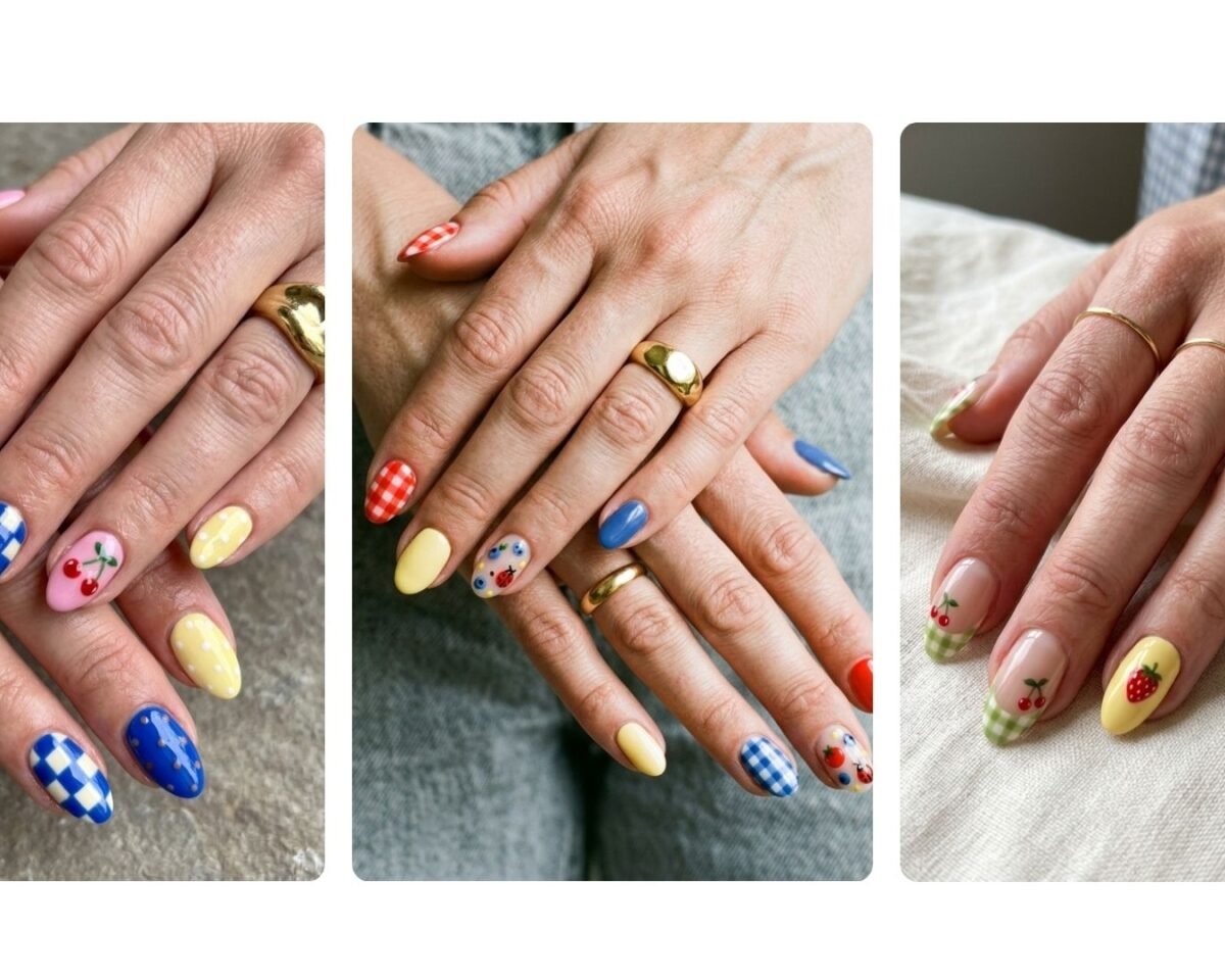 Picnic Nail Trend: Playful Manicures Made for Sunny Days