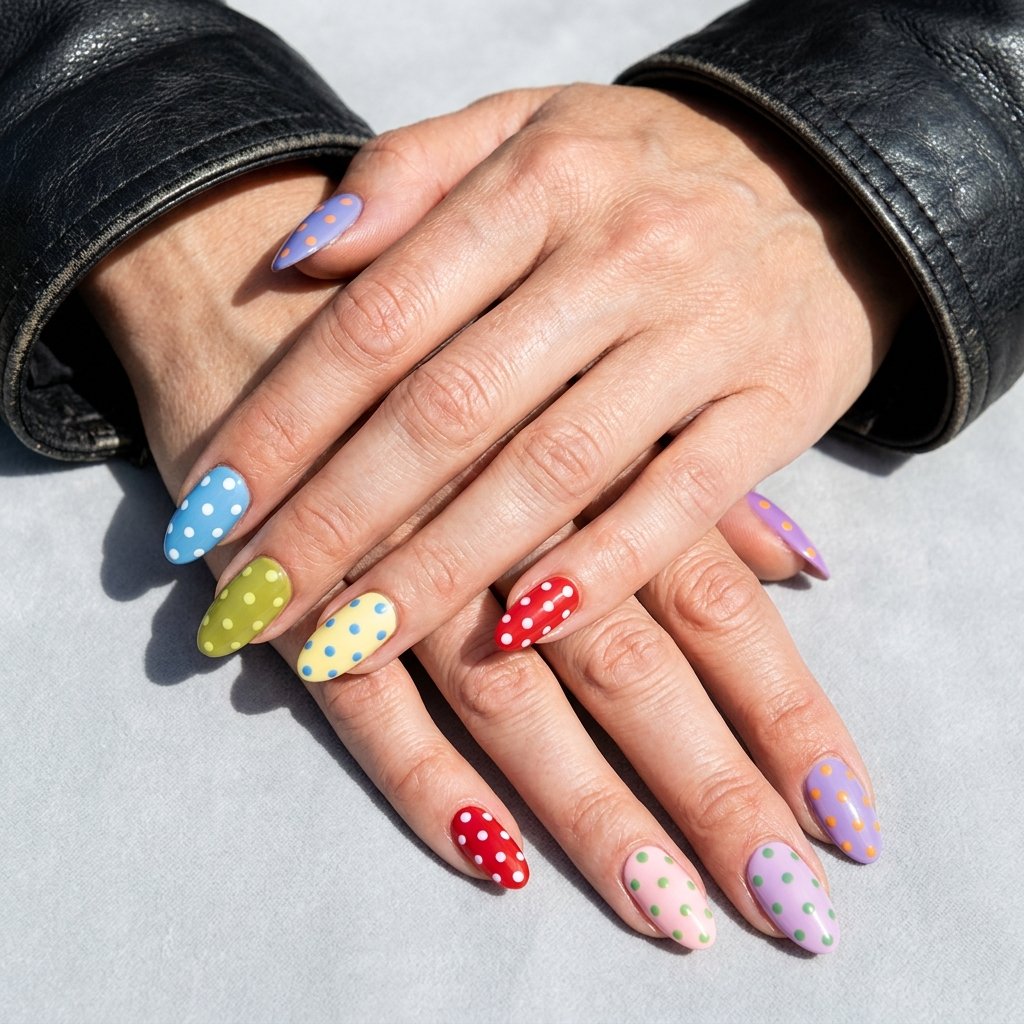 skittle nails