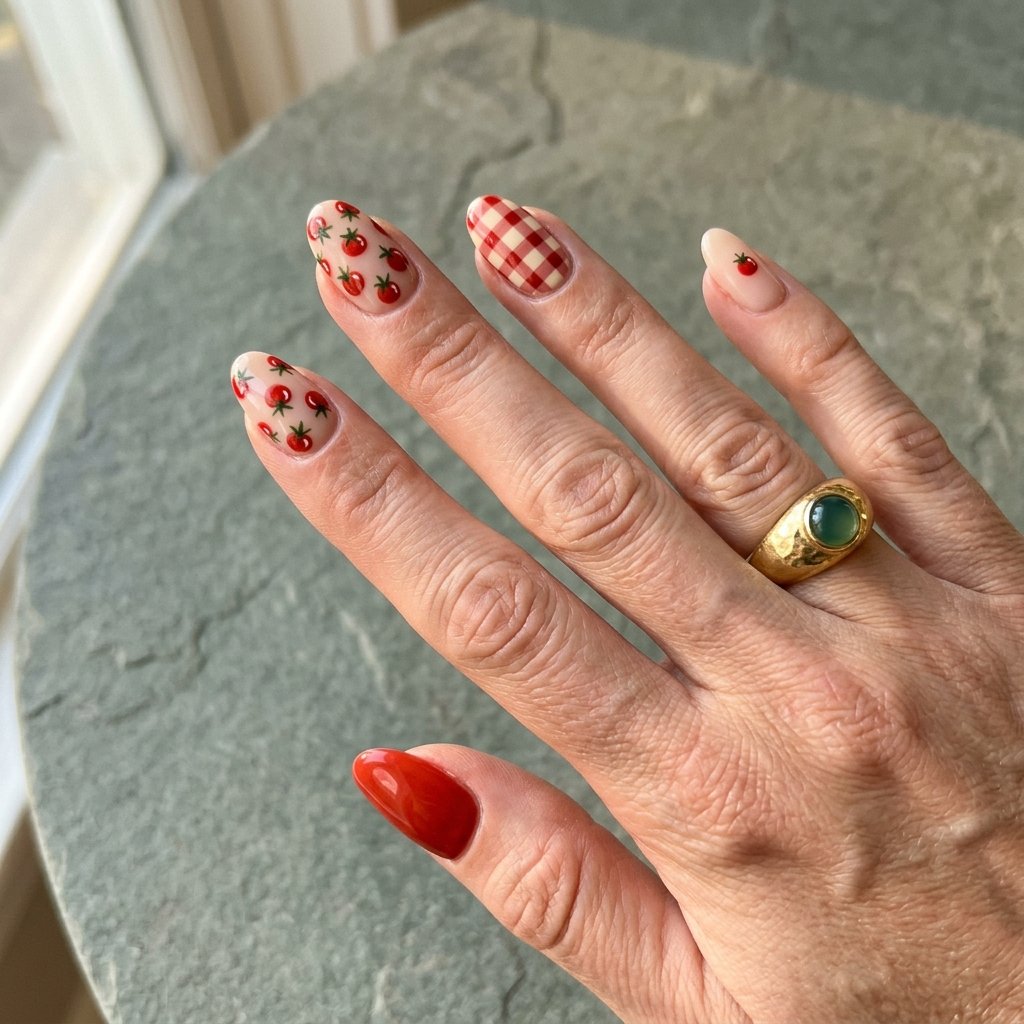 Picnic Nail Trend