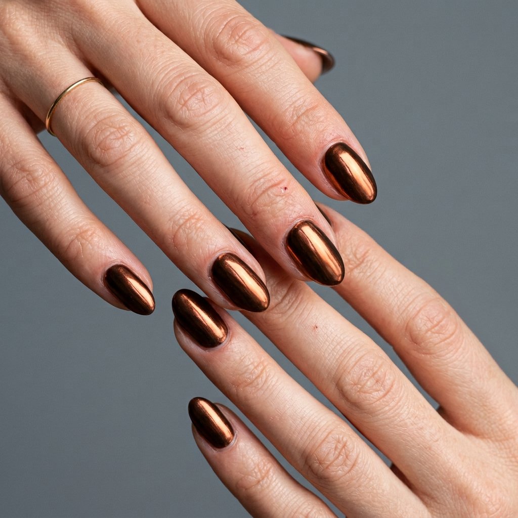 moscow mule nails
