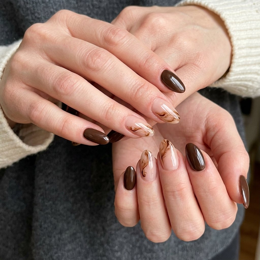 marble nail ideas