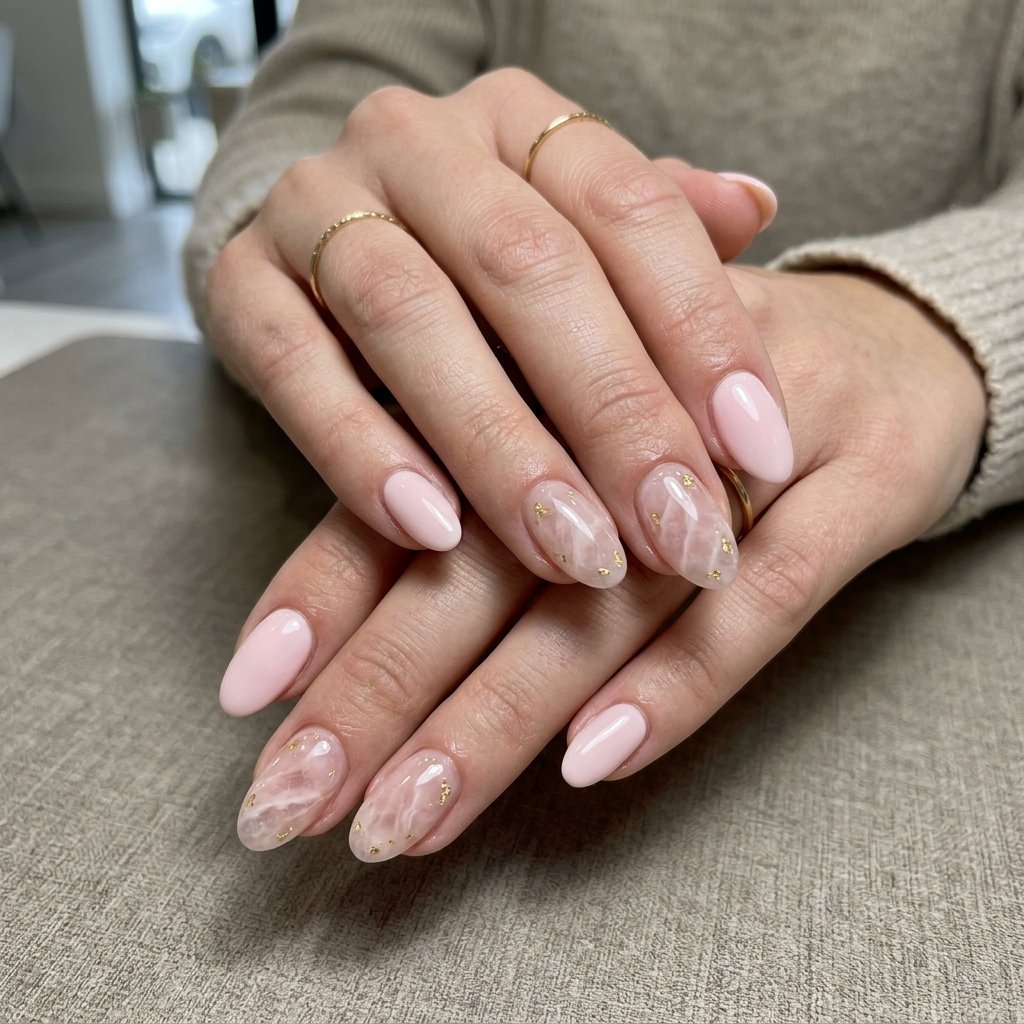 marble nail ideas