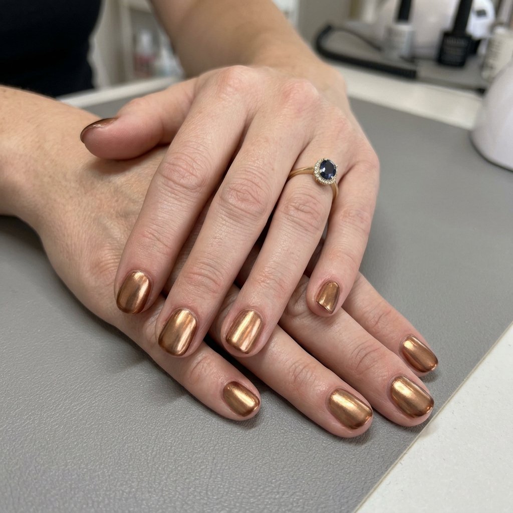 moscow mule nails